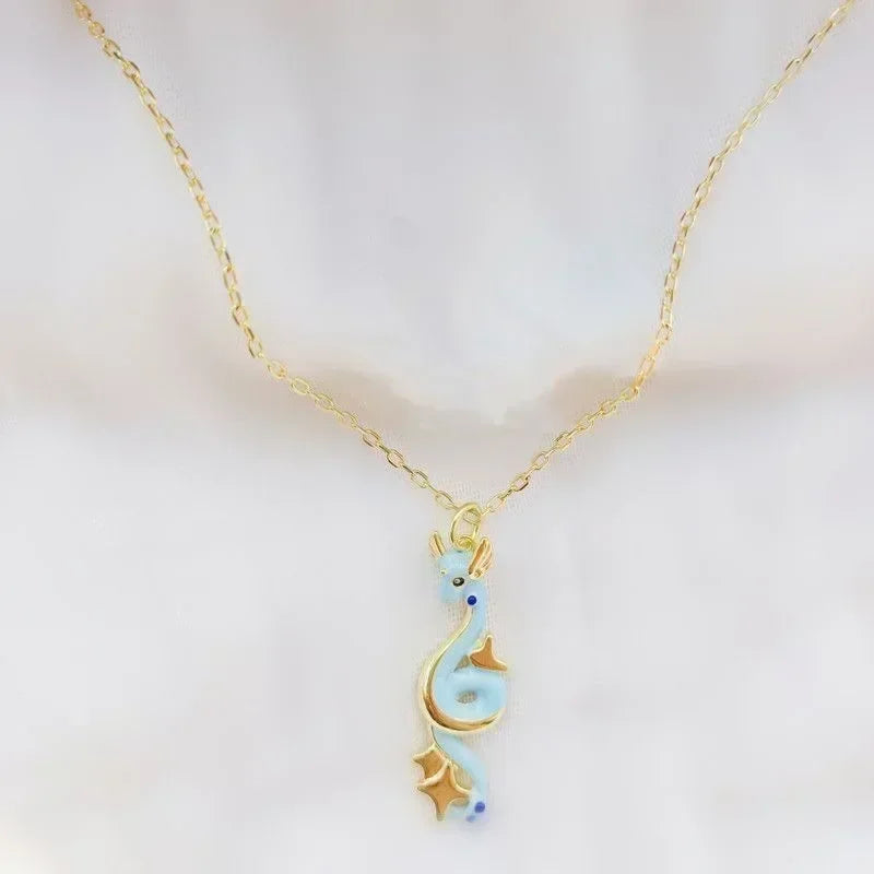Pokemon Cartoon Necklace Pendant Jewelry Peripheral Mimikyu Charizard Ievee Couple Niche Light Luxury Clothes Accessories Gifts