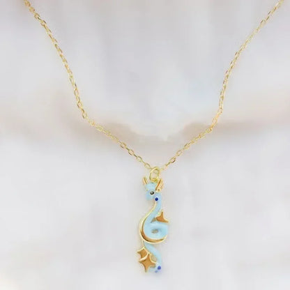 Pokemon Cartoon Necklace Pendant Jewelry Peripheral Mimikyu Charizard Ievee Couple Niche Light Luxury Clothes Accessories Gifts