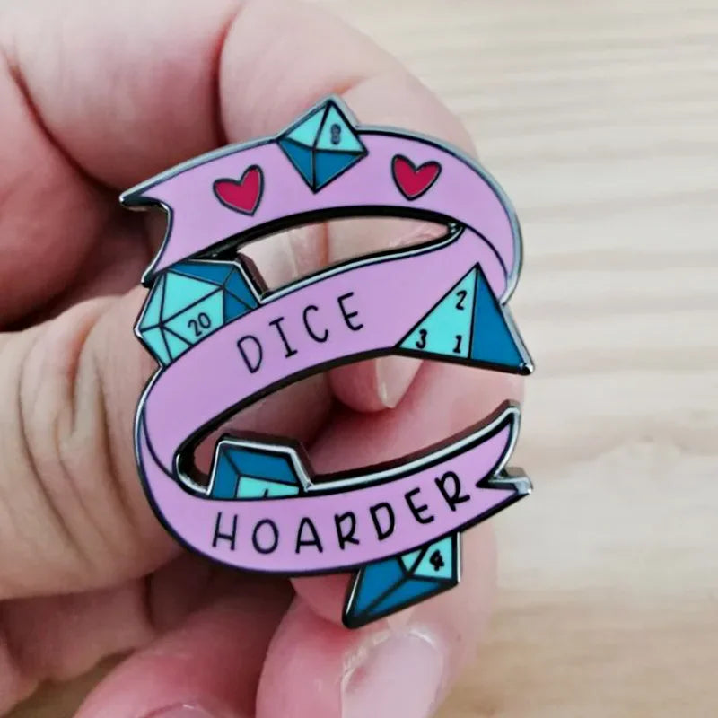 Dungeons - Game Dragons Enamel Brooch Game and Movie Series Same Hat Coat Lapel Pin Badge for Friends Cosplay Jewelry Gifts