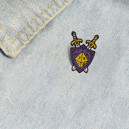Dungeons - Game Dragons Enamel Brooch Game and Movie Series Same Hat Coat Lapel Pin Badge for Friends Cosplay Jewelry Gifts