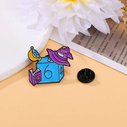 Dungeons - Game Dragons Enamel Brooch Game and Movie Series Same Hat Coat Lapel Pin Badge for Friends Cosplay Jewelry Gifts