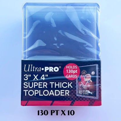 Ultra Pro 35/55/75/100/130/180PT Trading Cards Thick Top Loaders Perfect Fit Game Cards Hard Plastic Card Protectors Card Cover