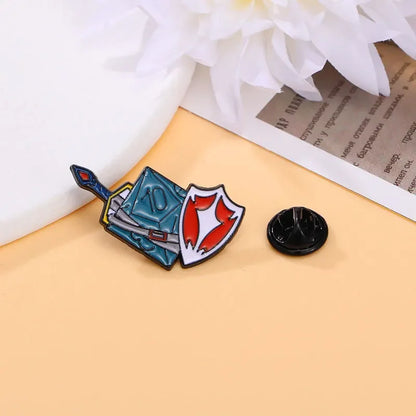 Dungeons - Game Dragons Enamel Brooch Game and Movie Series Same Hat Coat Lapel Pin Badge for Friends Cosplay Jewelry Gifts