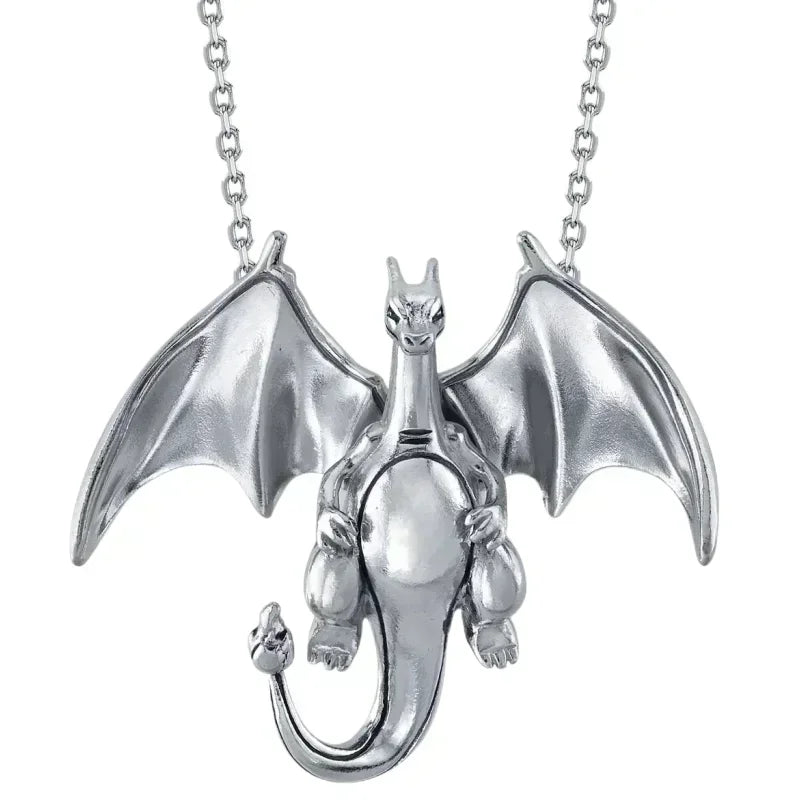 Pokemon Cartoon Necklace Pendant Jewelry Peripheral Mimikyu Charizard Ievee Couple Niche Light Luxury Clothes Accessories Gifts