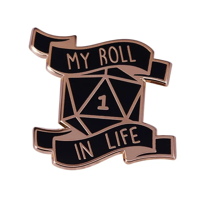 Dungeons - Game Dragons Enamel Brooch Game and Movie Series Same Hat Coat Lapel Pin Badge for Friends Cosplay Jewelry Gifts