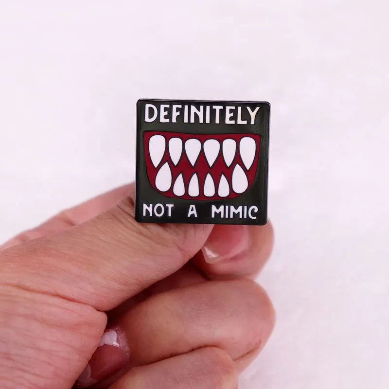 Dungeons - Game Dragons Enamel Brooch Game and Movie Series Same Hat Coat Lapel Pin Badge for Friends Cosplay Jewelry Gifts