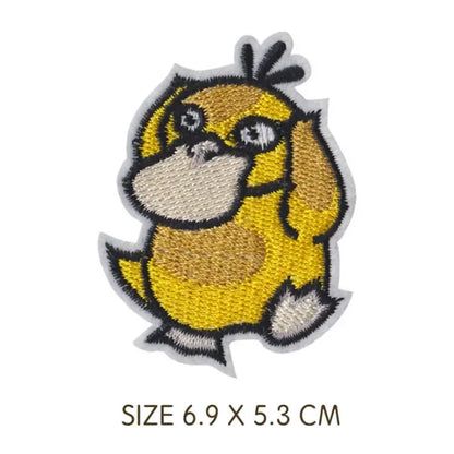 30pcs/set Pikachu Anime Pokemon Cloth Patch Clothes Sticker Sew on Embroidery Patche Applique Iron on Clothing Cartoon DIY Decor