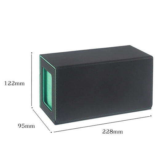 Commander Trading Card Deck Storage Box, MTG Magic the Gathering, Triple Sleeved TCG Game Case Collection