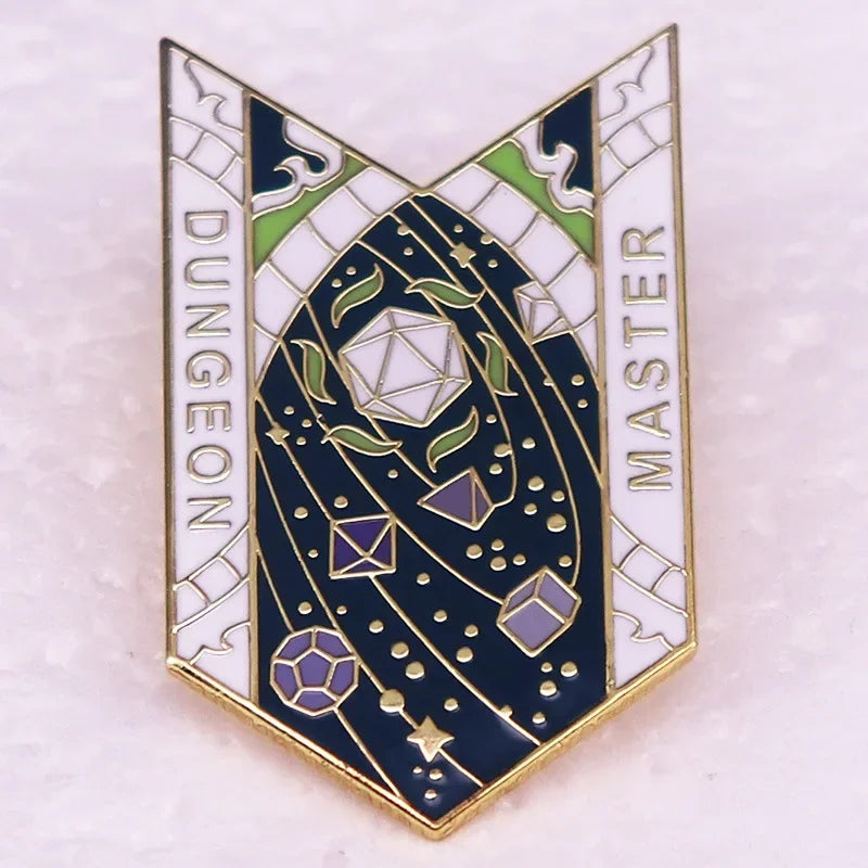 Dungeons - Game Dragons Enamel Brooch Game and Movie Series Same Hat Coat Lapel Pin Badge for Friends Cosplay Jewelry Gifts