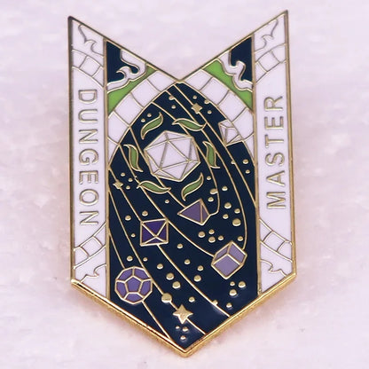Dungeons - Game Dragons Enamel Brooch Game and Movie Series Same Hat Coat Lapel Pin Badge for Friends Cosplay Jewelry Gifts