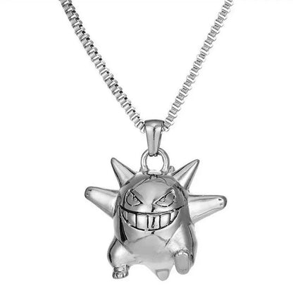 Pokemon Cartoon Animation Necklace Pendant Jewelry Teen Men and Women Fashion Trend High-End Accessories Decoration Gifts