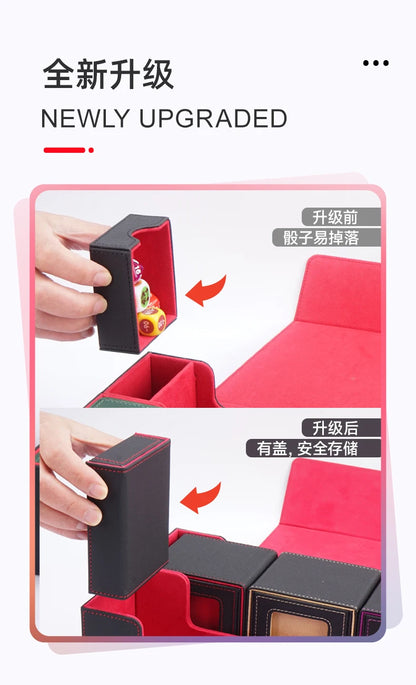MTG Deck Box Holds Card Deck Boxes with Playmat and Dice Box, Trading Card Storage Box For Magic Game Cards