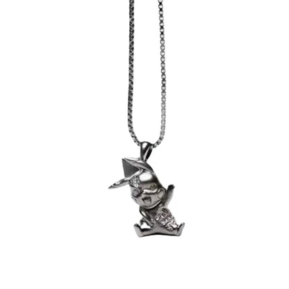 Pokemon Cartoon Animation Necklace Pendant Jewelry Teen Men and Women Fashion Trend High-End Accessories Decoration Gifts