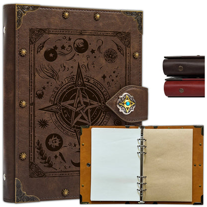 DND Notebook Journal Refillable Binder - Story Forge 400 Pages (200 Sheets) for Dungeons and Dragons Accessories Gift,Men or Wom