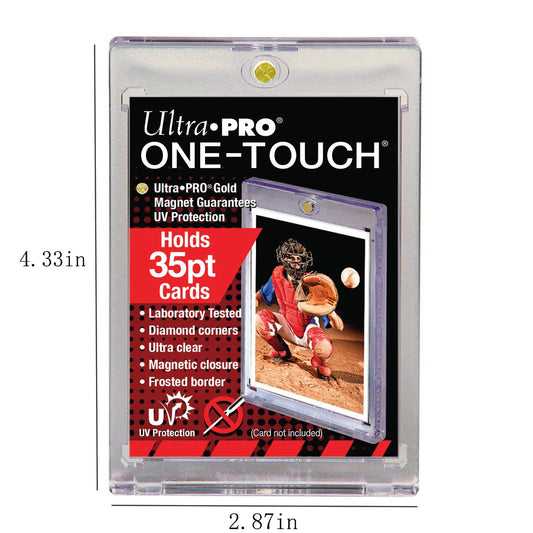 Ultra Pro One Touch Magnetic Card Holders – 35pt | Case of 25 | Premium Sports & TCG Card Protection
