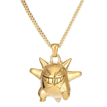 Pokemon Cartoon Animation Necklace Pendant Jewelry Teen Men and Women Fashion Trend High-End Accessories Decoration Gifts