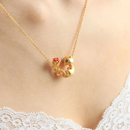 Pokemon Cartoon Animation Necklace Pendant Jewelry Teen Men and Women Fashion Trend High-End Accessories Decoration Gifts