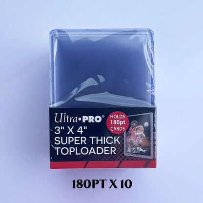 Ultra Pro 35/55/75/100/130/180PT Trading Cards Thick Top Loaders Perfect Fit Game Cards Hard Plastic Card Protectors Card Cover