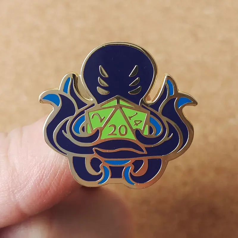 Dungeons - Game Dragons Enamel Brooch Game and Movie Series Same Hat Coat Lapel Pin Badge for Friends Cosplay Jewelry Gifts