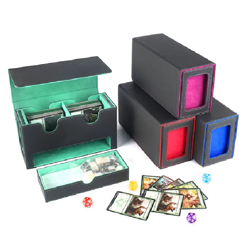2025 New commander Trading Card Deck Storage Box Game magic the gathering triple sleeved TCG game case collection