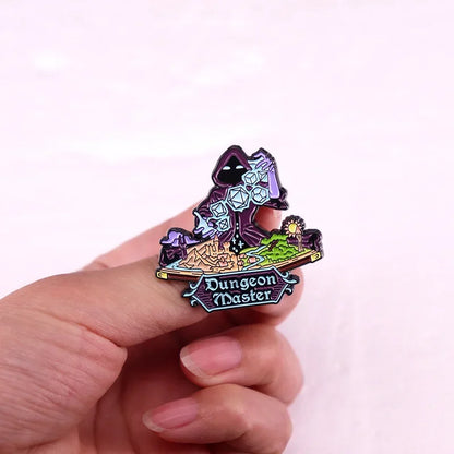 Dungeons - Game Dragons Enamel Brooch Game and Movie Series Same Hat Coat Lapel Pin Badge for Friends Cosplay Jewelry Gifts