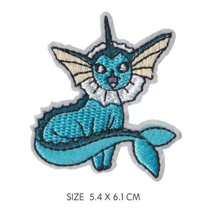 30pcs/set Pikachu Anime Pokemon Cloth Patch Clothes Sticker Sew on Embroidery Patche Applique Iron on Clothing Cartoon DIY Decor