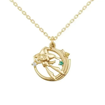 Pokemon Cartoon Animation Necklace Pendant Jewelry Teen Men and Women Fashion Trend High-End Accessories Decoration Gifts